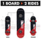 SWICHBOARD MOOSE MOUNTAIN TRICK & CRUISER SET - BLACK/RED - Like New
