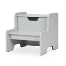 MELISSA & DOUG KIDS FURNITURE WOODEN STEP STOOL - GRAY - Brand New