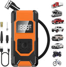 Hefoo Home Portable Tire Inflator Air Compressor 160PSI Cordless YQB01 - Orange - Like New