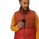 MARMOT MEN'S GUIDES DOWN STAND-COLLAR VEST - SIZE: MEN S - PECAN/SUMAC - Brand New
