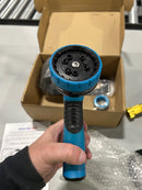 GENERIC 25FT EXPANDABLE GARDEN HOSE WITH 10 FUNCTION NOZZLE - BLACK - Like New