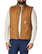 CARHARTT MEN'S 103387 FLAME-RESISTANT QUICK DUCK VEST BROWN REGULAR 2XL - Brand New