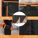 GREENER 6.6FT FIREWOOD RACK COVER-600D OXFORD FABRIC HEAVY-DUTY SIZE: 76X24X42 - Like New