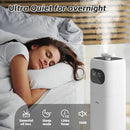 MIFASOL HUMIDIFIER LARGE, 2.3GAL/9L, TIMER, 360°NOZZLE, REMOTE CONTROL - WHITE - Like New