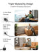 BASEUS CHARGING STATION 67W 5 IN 1 DETACHABLE TRAVEL POWER STRIP USB C - BLACK - Like New
