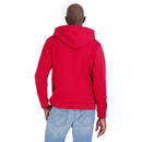 CANADA WEATHER GEAR MEN'S 1/2 ZIP HOODIE, RED/BLACK - X-LARGE - Brand New