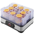 VEVOR Food Dehydrator Machine 5-Tray 300W Electric Food Dryer B0CBMJDNKS - Gray - Brand New