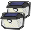 BRIGHTEVER SOLAR OUTDOOR LIGHTS, 2 PACK SUPER BRIGHT 178 LEDS MOTION SENSOR - Brand New