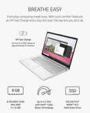 HP LAPTOP 17 HD+ 1600x900 TOUCH I3-1125G4 8GB 256GB SSD SILVER 17-CN0010NR - Like New