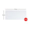 OFFICE DEPOT CLEAN SEAL SECURITY ENVELOPES #10 4 1/8IN. X 9 1/2IN - WHITE - Brand New