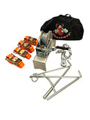 CrankRup Heavy Duty Big Game Hoist & Gambrel Kit B0BSVG35R4 - Black - Brand New