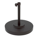 CALIFORNIA UMBRELLA 50LBS ROUND CONCRETE WEIGHTED POWDERCOATED STEEL - BRONZE - Like New