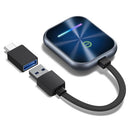 KUKIHO WIRELESS CARPLAY ADAPTER FOR IPHONE CARPLAY COMPATIBLE - BLUE - Like New