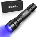 HOME SAFETY 395NM UV FLASHLIGHT BLACKLIGHT PORTABLE  FOR FOR PET - BLACK - Like New