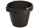 Bon Heavy Duty Rubber Pail 12 qt. Flexible Molded Bucket B0075P32N0 - Black - Brand New