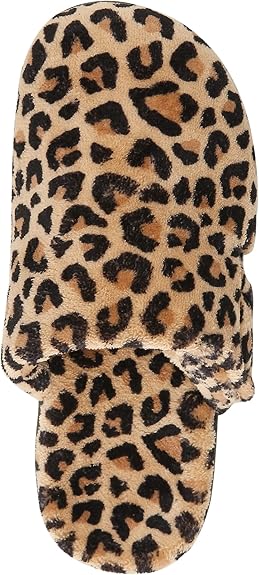 VIONIC WOMEN'S INDULGE GEMMA MULE SLIPPERS SIZE 11 - LEOPARD - Like New