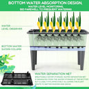 YUNGYAN 2 PCS 13.2 GALLON RAISED GARDEN BED PLASTIC PLANTER - GREY - Like New