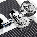 KUSPORT WOMEN'S CENTRAL HARDSIDE EXPANDABLE LUGGAGE WITH SPINNER WHEELS - BLACK - Like New