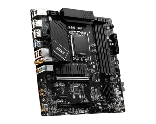 MSI PRO B760M-A WIFI DDR4 PROSERIES MOTHERBOARD MOTHERBOARD - BLACK - Like New