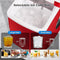 AGLUCKY Ice Makers Countertop with Self-Cleaning, 26.5lbs/24hrs Z5880 - RED Like New