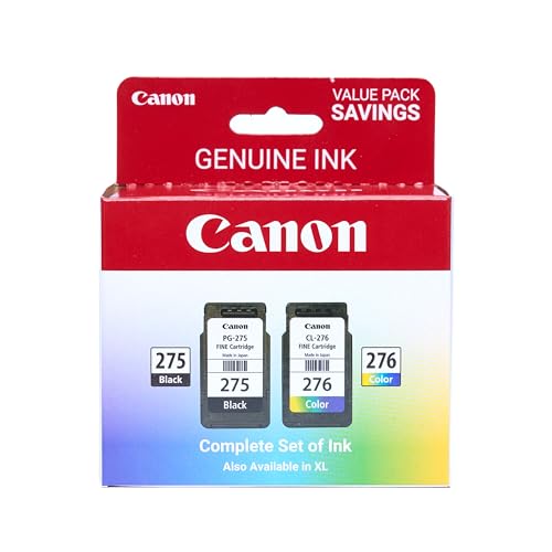 Canon PG-275 / CL-276 Ink Value Pack (2 Cartridges) Compatible - Brand New