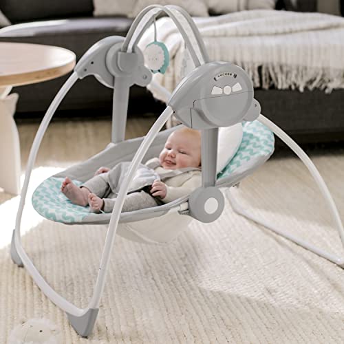 INGENUITY BABY SWING, 0-9 MONTHS UP TO 20 LBS (GOJI) - SWINGITY SWING - Like New