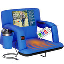 ALPCOUR HEATED RECLINING STADIUM SEAT BLEACHERS WIDE BACK 21" - ROYAL BLUE - Brand New