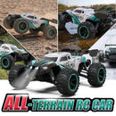 KIDCIA-YH002 1:14 RC Cars Fast 60 KPH, All Terrain RC Truck, 2S 2000 mAh - CYAN - Like New