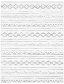 Area Rug Living Room Carpet 8x10 Large Moroccan Soft Fluffy Geometric - Ivory - Brand New
