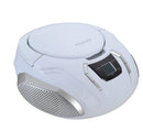 PROSCAN PRCD261 PORTABLE CD RADIO BOOMBOX WITH AM/FM RADIO - WHITE - Like New