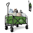 SAILARY COLLAPSIBLE WAGON WITH QUIET WHEELS, VS23FW03-03GN - GREEN - Like New