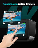 TIMNUT 4K60FPS WATERPROOF ACTION CAMERA BARE METAL UNDERWATER 10M - BLACK - Like New