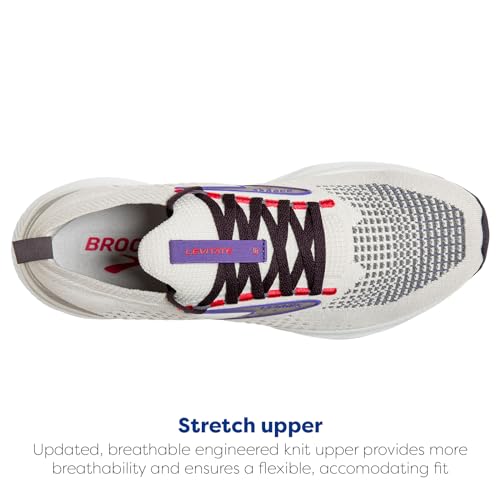 BROOKS MEN’S LEVITATE STEALTHFIT 6 NEUTRAL SHOE DAWN BLUE/CAYENNE - SIZE 12 - Like New