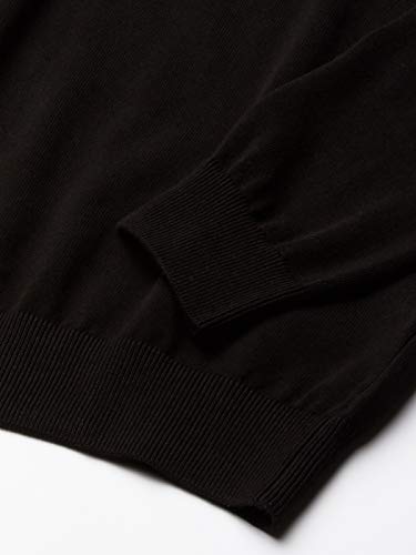 LACOSTE MENS LONG SLEEVE CREW NECK REGULAR FIT SWEATER SIZE MEN L BLACK - Brand New