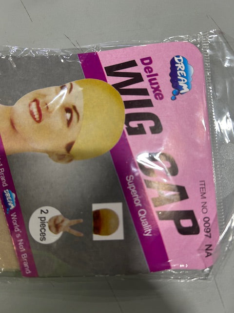 DREAM DELUXE LIGHT TAN 2 PIECE WIG CAP - LIGHT TAN - Brand New