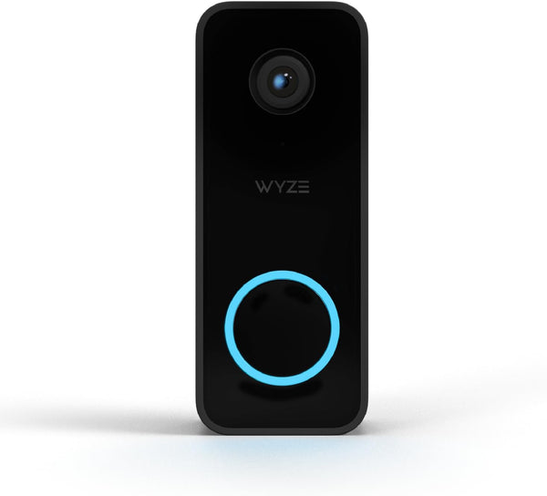 Wyze Video Doorbell v2, Wired, 2K Video, Local Recording, IP65, WVDWDV2 - Black - Like New