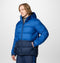 COLUMBIA MEN'S SLOPE STYLE JACKET - SIZE: MEN M - MOUNTAIN BLUE, COLLEGIATE NAVY - Brand New