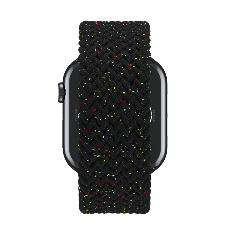 APPLE WATCH BAND BRAIDED SOLO LOOP 41MM SIZE 1 - BLACK UNITY - Brand New