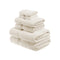 BIBB HOME SUPERIOR EGYPTIAN COTTON PILE HEAVYWEIGHT 6-PIECE TOWEL SET - CREAM - Like New