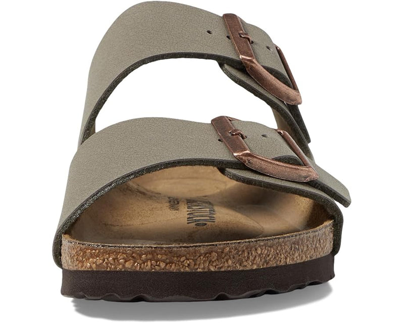 BIRKENSTOCK ARIZONA REGULAR FIT (UNISEX) - SIZE: MEN 6 WOMEN 8 - STONE BIRKIBUC - Like New
