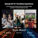 TENDA BE5100 DUAL BAND WIFI 7 ROUTER 1X2.5G 3X1G PORTS RE6L PRO - BLACK - Brand New