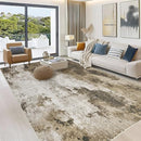 Andency Washable Area Rug Modern Abstract Living Room Rugs 6x9 - Beige - Brand New