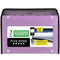 FIVE STAR EXPANDING FILE STUDY APP 7-POCKET ACCORDION ZIP 350099G-ECM - Purple - Like New