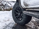 RockTrix RT107 17 Inch Wheel Compatible with Toyota Tacoma 17x9 6x5.5" Black - Brand New