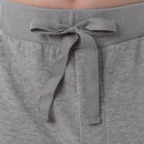 KNO60440IZOD MEN'S QUILTED KNIT SLEEP JOGGER PANT MEN L LIGHT GREY HEATHER - Like New