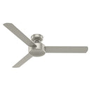 HUNTER 50812 PRESTO 52 INCH 3 BLADE CEILING FAN IN MATTE NICKEL - MATTE NICKEL - Like New