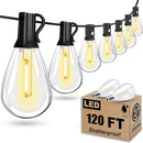 Tenmiro 120FT Outdoor String Lights, Ultra Long Waterproof, 30+2 LED Lights - Like New