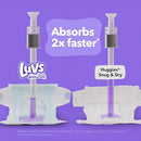 Luvs Size 1 Baby Diapers Platinum Protection 294 Count (Packaging May Vary) - Brand New