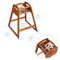 ECR4KIDS ASATT HIGH CHAIR, TODDLER CHAIR - DARK WALNUT - Like New