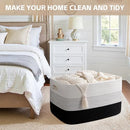 OIAHOMY Blanket Basket Laundry Basket Dog Toy Basket 75L Gradient Black - Brand New